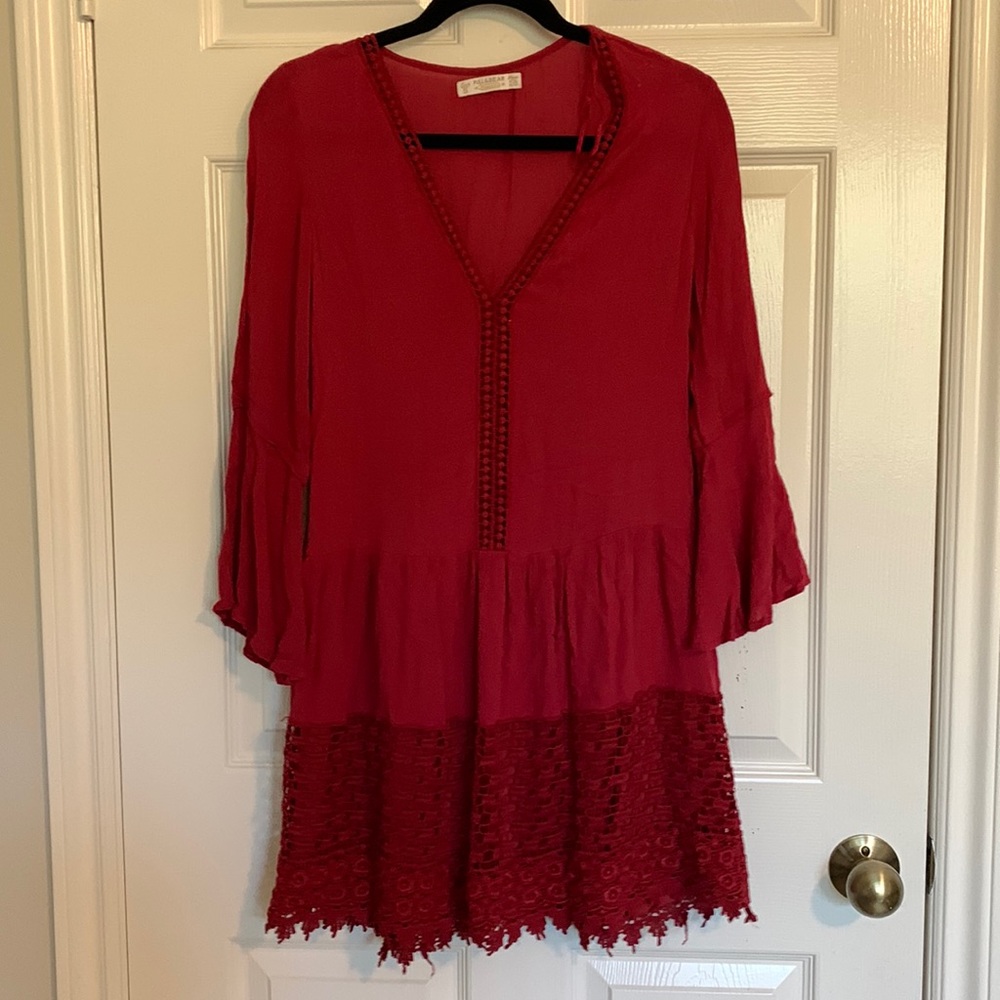 Pull & Bear red dress